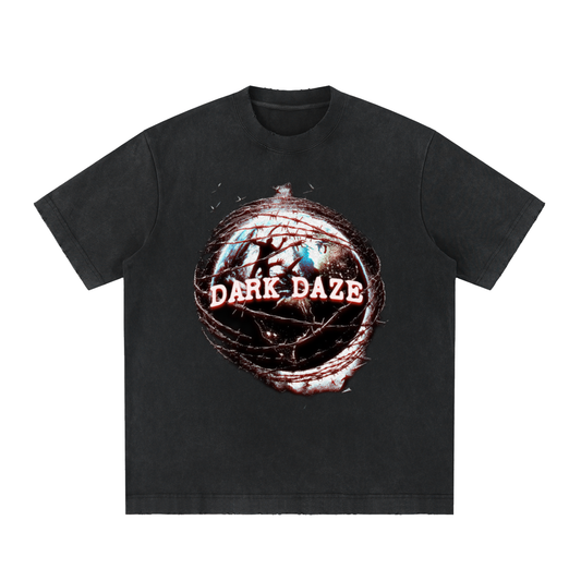 Heavyweight Vintage Washed Frayed T-Shirt